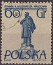 Poland 1955 Monumentos 60 Groszv Multicolor Scott 674